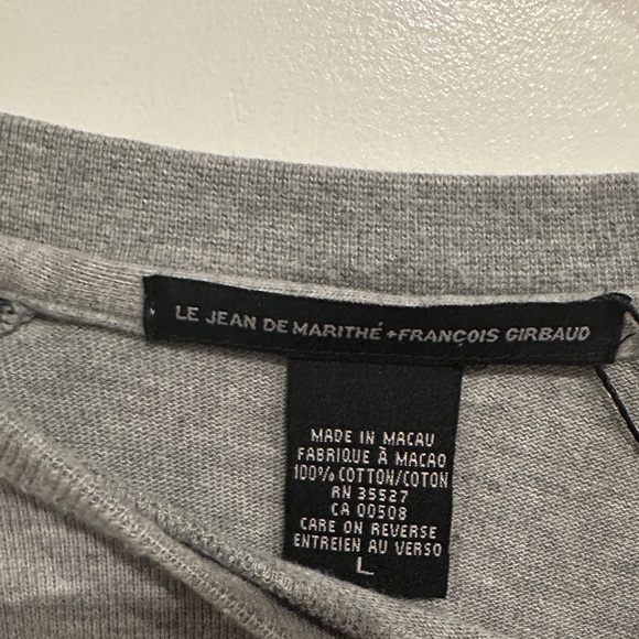 Vintage Le Jean De Martithe + Francois Girbaud Y2K Pieced Argyle Top Size Large - Picture 5 of 9